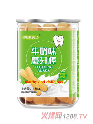 倍思貝牛奶味磨牙棒