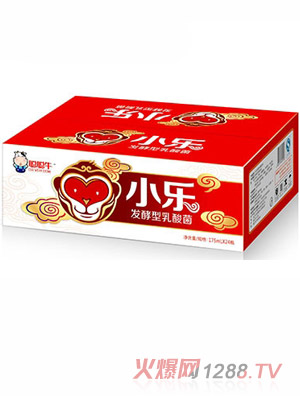 聰聰牛小樂發(fā)酵型乳酸菌草莓味175mlx24瓶