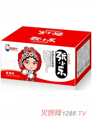 聰聰牛張小樂發(fā)酵型乳酸菌草莓味450mlx15瓶