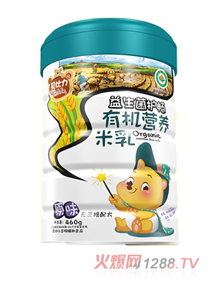 貝比力原味無蔗糖有機營養(yǎng)米乳聽裝