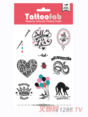 tattoofab兒童紋身貼