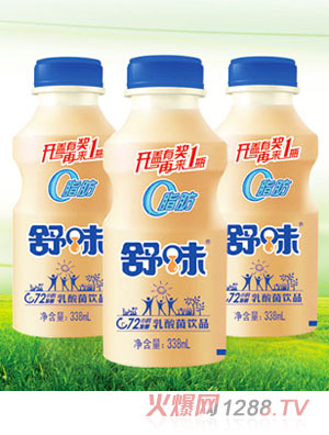 舒味開(kāi)蓋有獎(jiǎng)乳酸菌飲品338ml