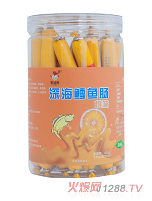 至禎愛深海鱈魚腸-橙味300g