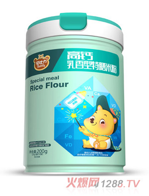 貝比力高鈣乳香型特膳米粉