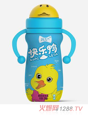 興生代快樂鴨果奶味飲品 藍色 230ml