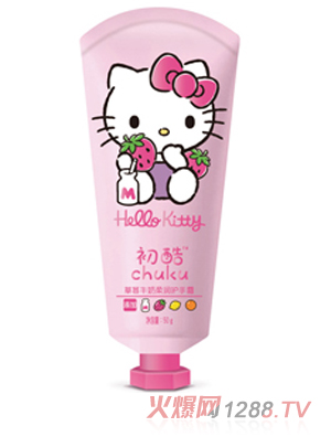 Hello Kitty初酷草莓牛奶柔潤(rùn)護(hù)手霜 50g