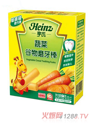 Heinz亨氏蔬菜谷物磨牙棒