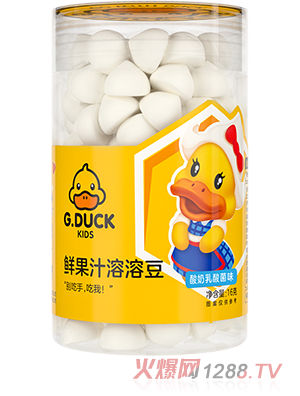 G.DUCK小黃鴨溶溶豆 酸奶乳酸菌味