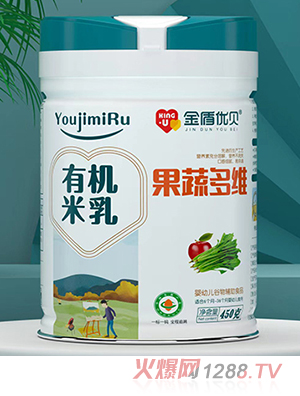 金盾優(yōu)貝有機米乳 果蔬多維