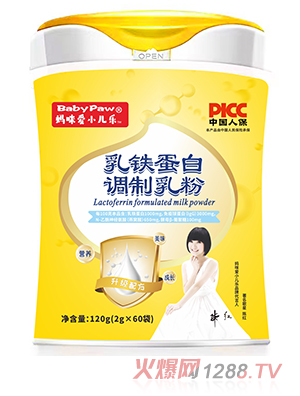 媽咪愛小兒樂乳鐵蛋白調(diào)制乳粉