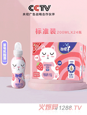 趣多星草莓乳酸菌果汁飲品 標準裝