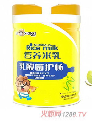 米奇熊乳酸菌護(hù)暢營養(yǎng)米乳